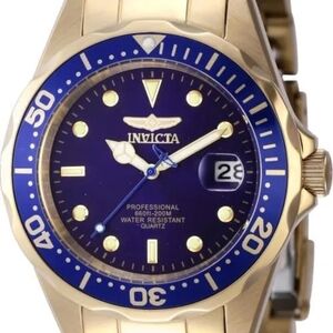 Invicta Gold and Blue Dive Watch